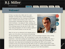 Tablet Screenshot of bjmiller.net